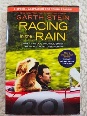 Garth Stein Racing in the Rain My Life as a Dog YA Paperback 2019 Movie Tie-In